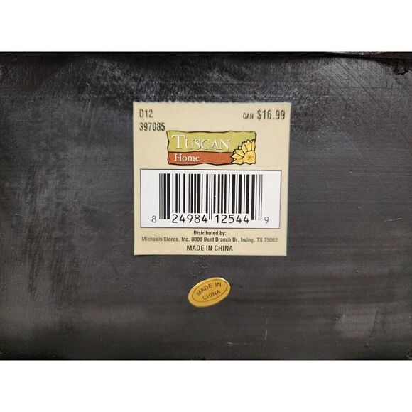 Tuscan Home Small Brown Antique Chest Jewelry Toy Treasure Box Storage - Picture 7 of 11